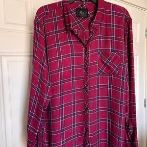 Rails Women's Red Plaid Button Down Shirt